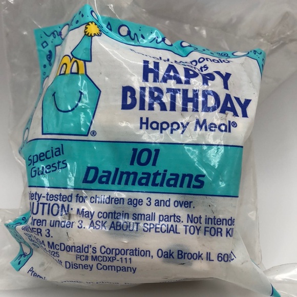 SOLD* 1994 101 Dalmatians Happy Birthday Disney McDonald’s Happy Meal Toy - Picture 7 of 7